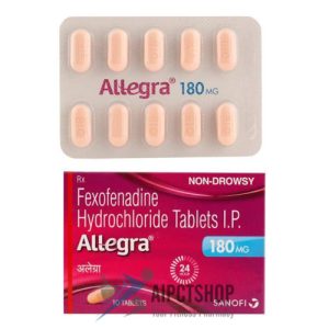 ALLEGRA (Fexofenadine) 180 mg - 10 tablet