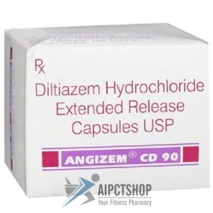 ANGIZEM CD (Cardizem XL /Tildiem/ Tiazac / Diltiazem )90 Mg - 100 tablet
