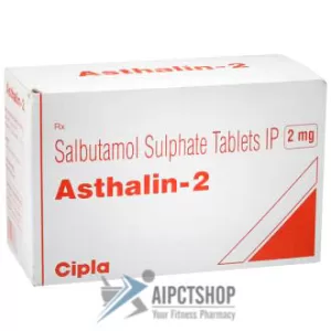 Asthalin 2 mg Tablets Salbutamol - 45 pills