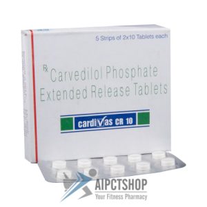 Cardivas CR (Carvedilol CR)10mg - 100 tablet