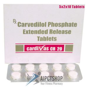 Cardivas CR (Coreg CR)20 MG - 100 tablet
