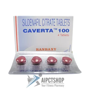 Caverta 100 mg (Sildenafil / Viagra) - 4 Tablets