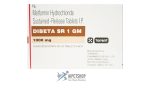 DIBETA SR (Glucophage XR)1000?mg - 100 tablet