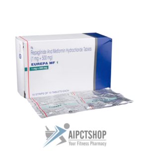 Eurepa MF (Repaglinide/ Metformin) 1/500mg - 100 tablet