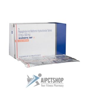 Eurepa MF (Repaglinide/ Metformin) 2/500mg - 100 tablet