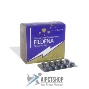 Fildena Super Active 100 mg (Viagra, Sildenafil) 10 tablets