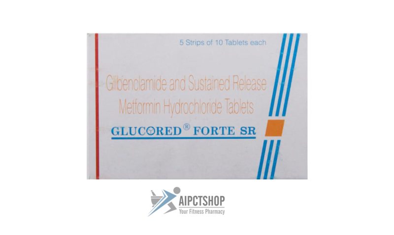 Glucored Forte SR (Glyburide/Metformin) 5/500mg - 50 tablet