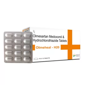 Olmesartan 20mg + HDZ 12.5mg (Olmeheal H 20) - 15 Tablets