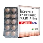 Propranolol 40mg (P-Nolol 40) - 10 Tablets