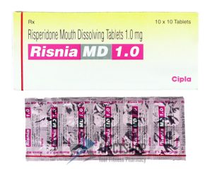 RISNIA MD (Risperdal)1 mg - 100 tablet