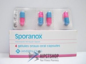 Sporonax (Itraconazole)100 Mg - 4 tablet