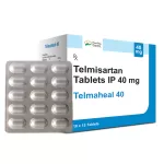 Telmisartan 40 mg Tablet (Telmaheal 40) - 15  Tablets