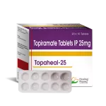 Topiramate 25mg (Topaheal 25) - 10 Tablets