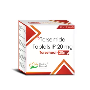 Torsemide 20 mg Tablet (Torseheal 20) - 10 Tablets