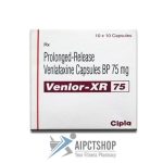 VENLOR XR (Effexor XR)75?mg - 100 tablet