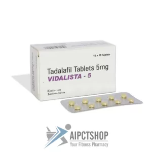 Vidalista 5 mg (cialis, Tadalafil) 10 pills