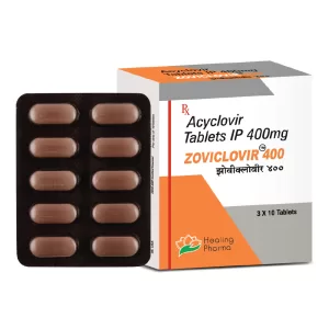 Acyclovir 400 mg Tablet (Zoviclovir-400) ? 10 Tablets