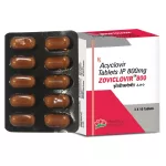 Acyclovir 800 mg Tablet (Zoviclovir-800) ? 10 Tablets