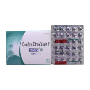 Clofert 25 mg - Clomiphene - 30 tablets