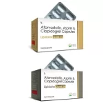 Atorvastatin 10mg+ Clopidogrel 75mg + Aspirin 75mg (Lipidator Gold 10) - 10 Tablets