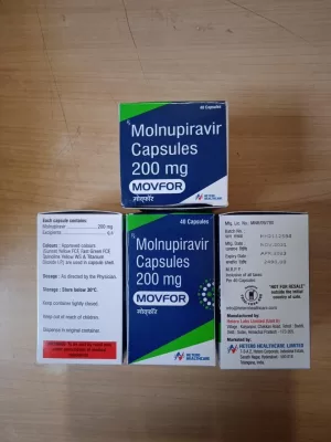 Molnupiravir (Movfor) 200 mg - 40 Tablets