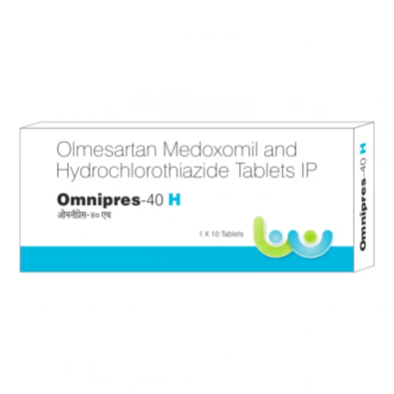 Omnipres 40 H  - 10 pills  Olmesartan and Hydrochlorothiazide