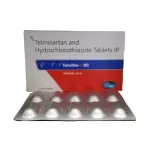 Telvilite 80 H - 10  pills - Telmisartan with Hydrochlorothiazide