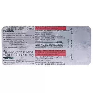 Trivon 10 mg (Tranylcypromine) - 10 Tablets