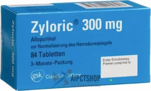 ZYLORIC (Allopurinol) 300 Mg - 100 tablet
